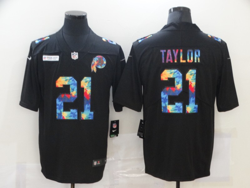 Men's Washington Commanders Sean Taylor #21 Black Jersey